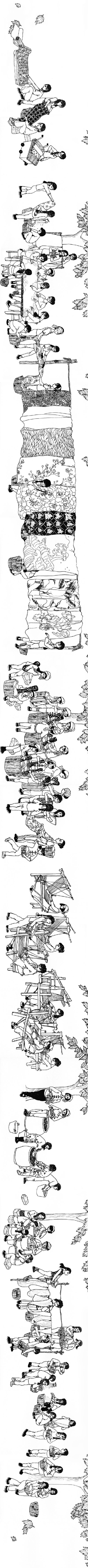 纺织图 郝颉宇 纺织图 郝颉宇