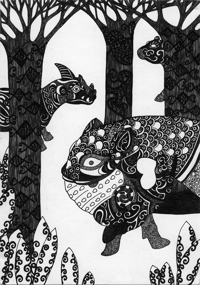 守望童真 ----青年女画家郝颉宇作品赏析 守望童真 ----青年女画家郝颉宇作品赏析