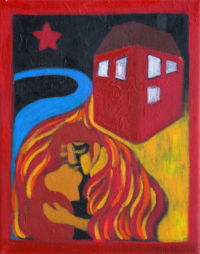 守望童真 ----青年女画家郝颉宇作品赏析 守望童真 ----青年女画家郝颉宇作品赏析