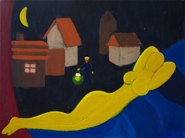 守望童真 ----青年女画家郝颉宇作品赏析 守望童真 ----青年女画家郝颉宇作品赏析