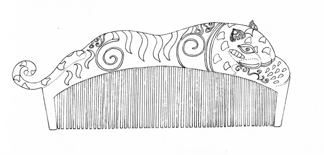 虎噬鹿木梳线稿.jpg?x-oss-process=style/web_png_style 虎噬鹿木梳线稿.jpg?x-oss-process=style/web_png_style