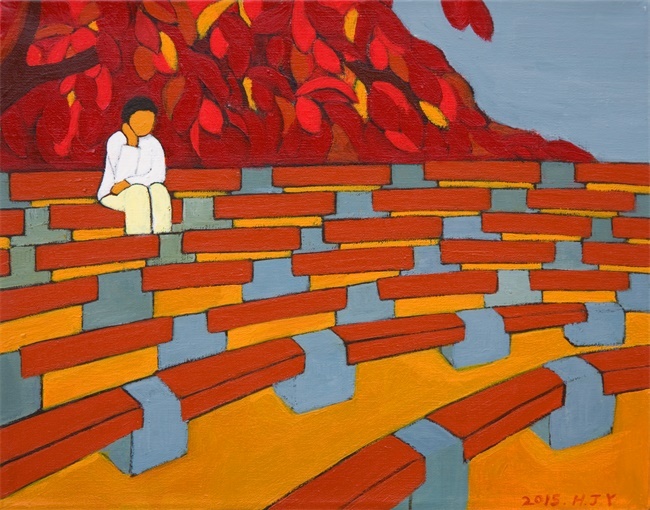 守望童真 ----青年女画家郝颉宇作品赏析 守望童真 ----青年女画家郝颉宇作品赏析