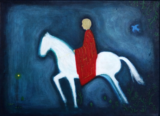 守望童真 ----青年女画家郝颉宇作品赏析 守望童真 ----青年女画家郝颉宇作品赏析