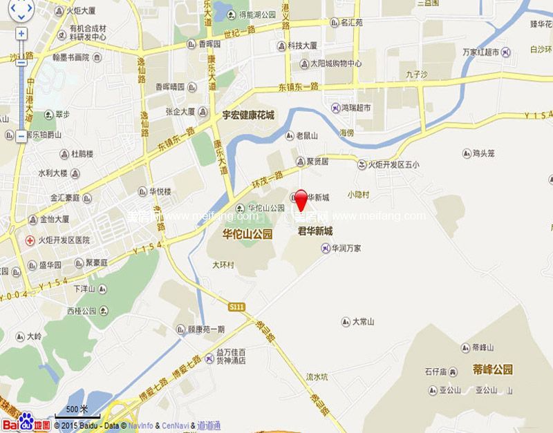君华硅谷交通图
