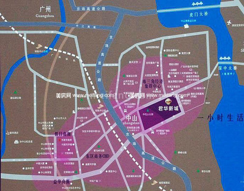 君华硅谷交通图