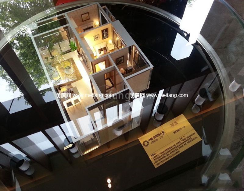 中骏四季阳光户型模型实景图