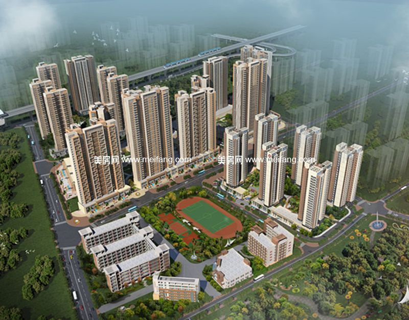 中骏四季阳光三期鸟瞰图