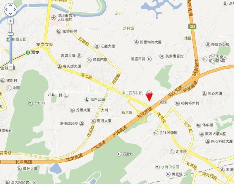 中骏四季阳光交通图