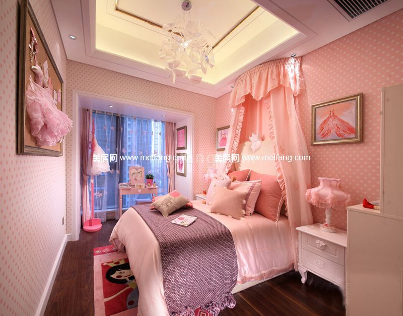 中骏四季阳光D1户型108平样板房儿童房