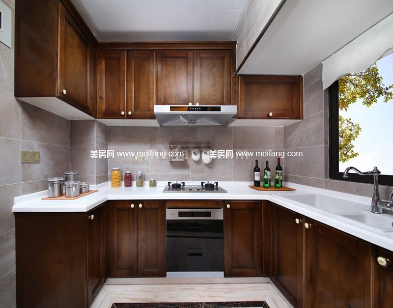 中骏四季阳光D1户型108平样板房厨房