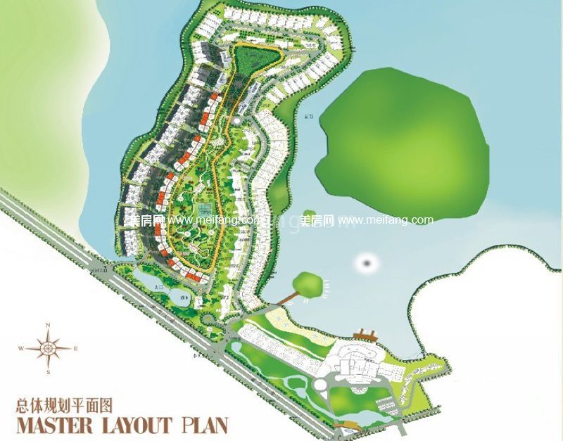 银湖山庄规划图