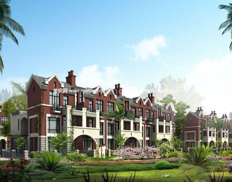 银湖山庄楼栋效果图