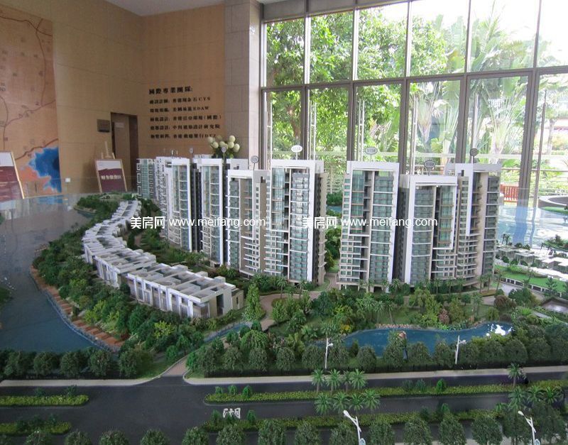 银湖山庄沙盘实景图