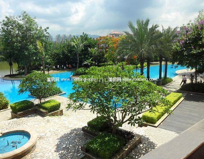 银湖山庄小区实景图