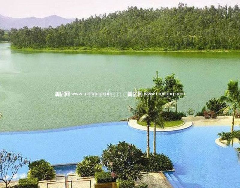 银湖山庄小区实景图