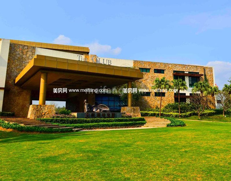 银湖山庄小区会所实景图