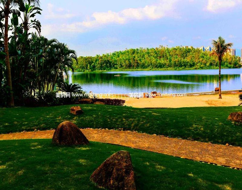 银湖山庄小区实景图