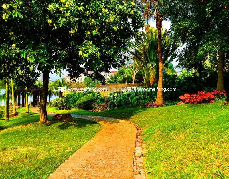 银湖山庄小区实景图