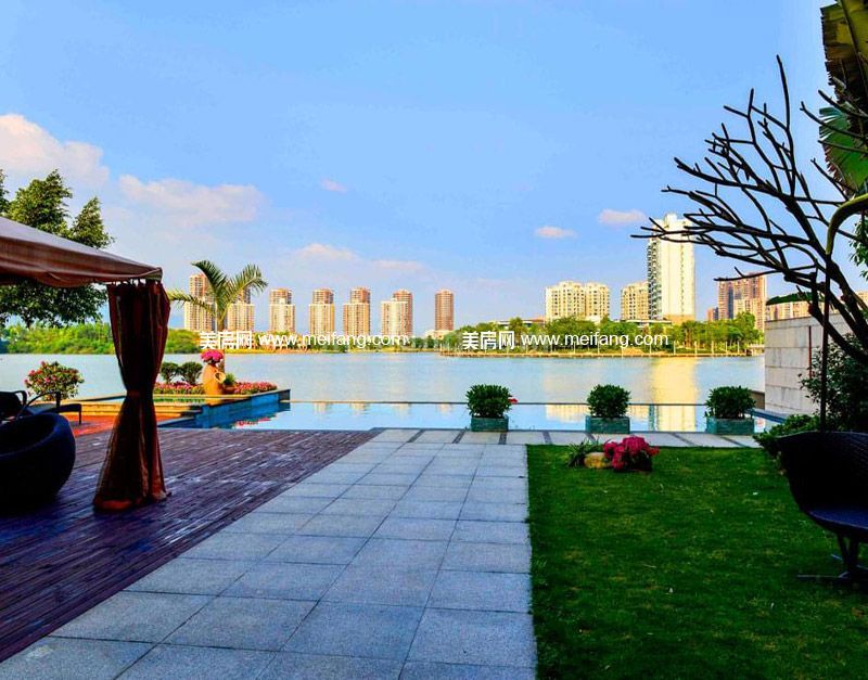 银湖山庄小区实景图