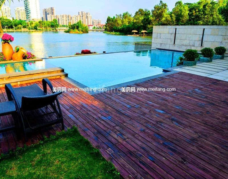 银湖山庄小区实景图