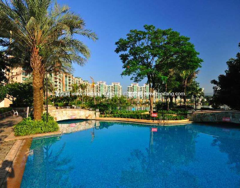 银湖山庄小区实景图