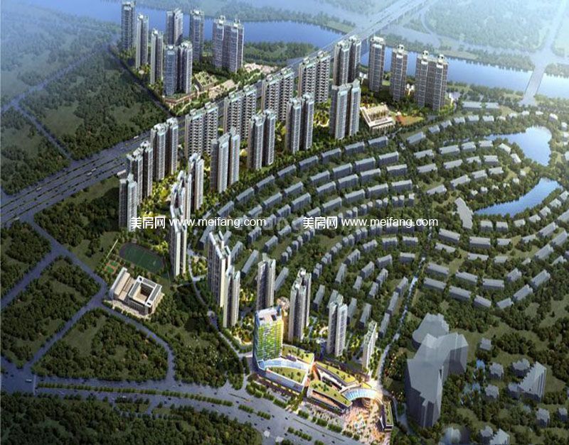 碧桂园翡翠山鸟瞰图