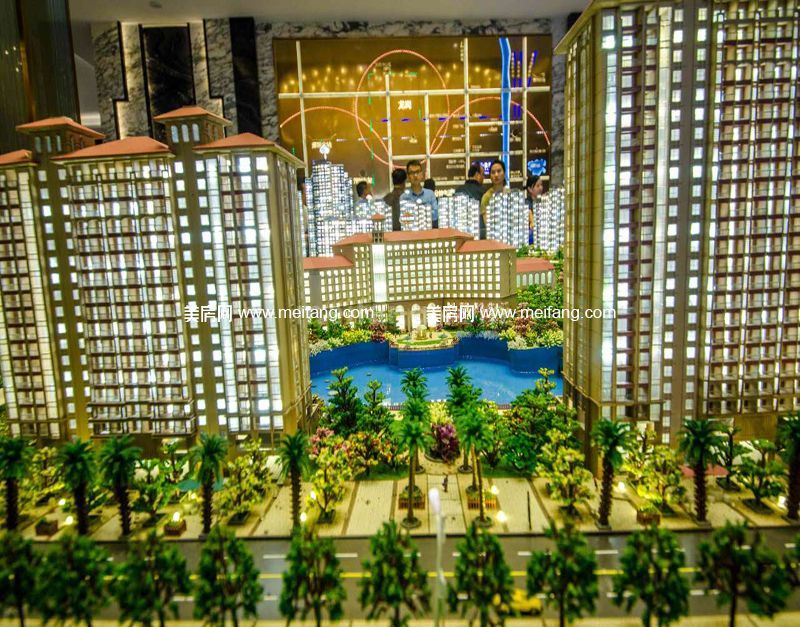 碧桂园翡翠山沙盘实景图