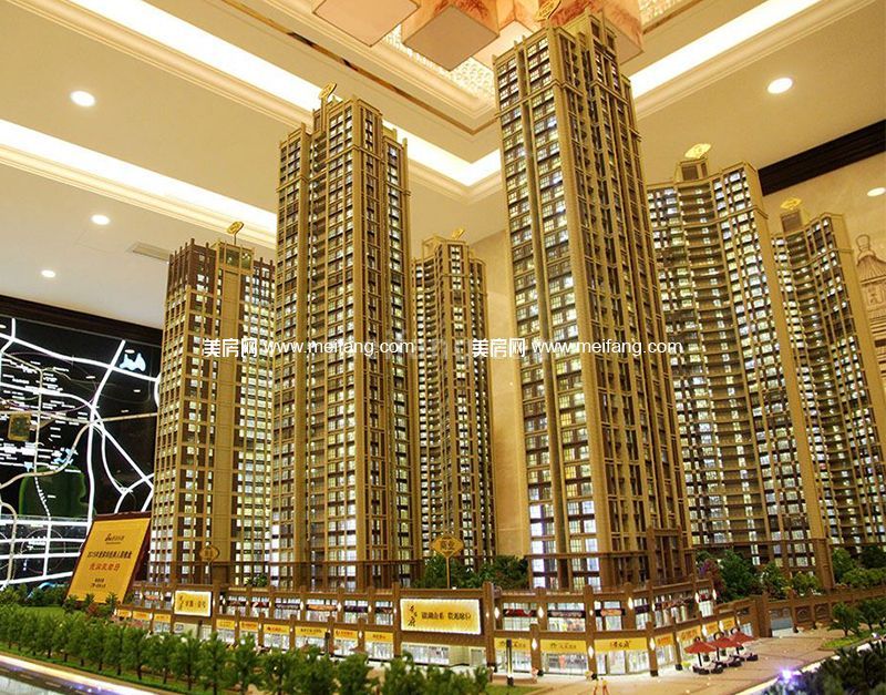 德润荣君府沙盘实景图