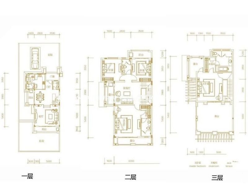 惠州富力湾A1—1户型 4室3厅4卫 246㎡