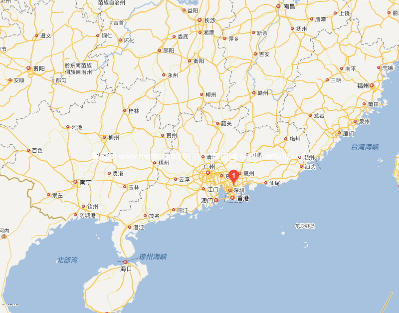 中惠岭秀位置图
