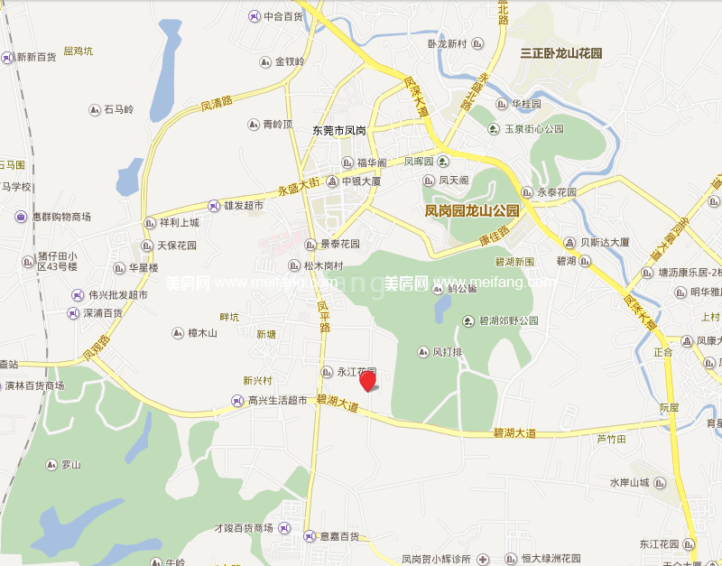 汉邦&middot;雍景居位置图