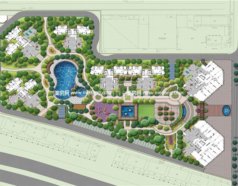 汉邦&middot;雍景居整体规划图