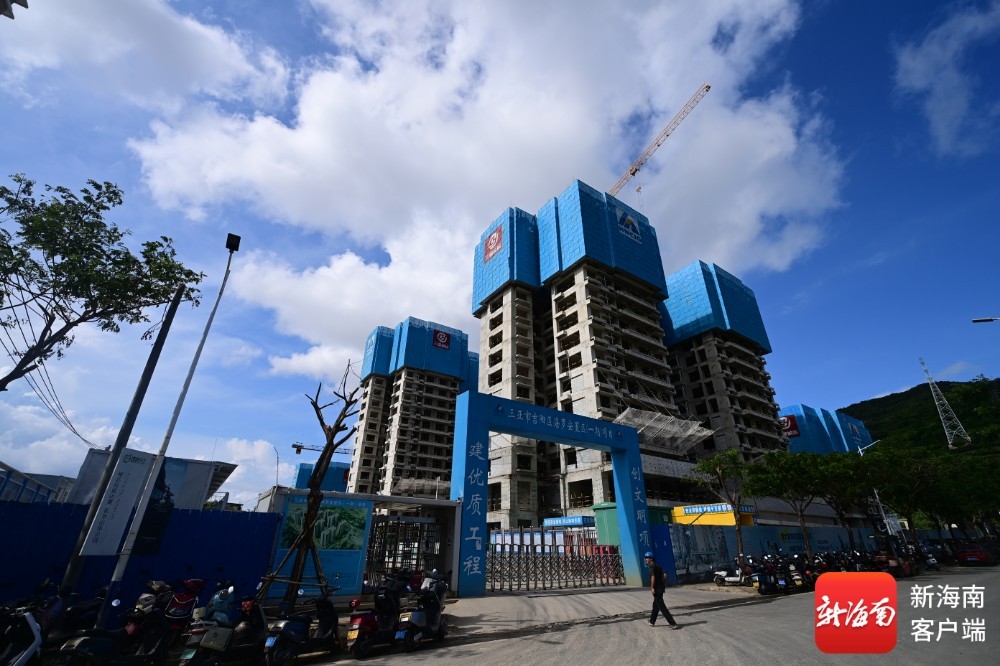 海罗安置区一期建设现场