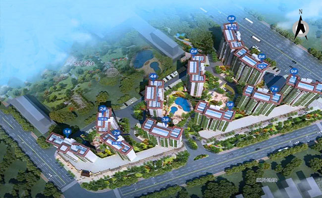 三亚碧桂园三亚郡在售均价30000元/㎡,纯板式通透住宅,瞰景亲海