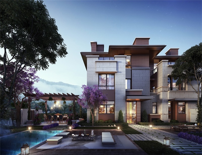 楼盘abc 新楼盘 古滇名城别墅 城市鲜有的 半山坡地生态联排小院,无限