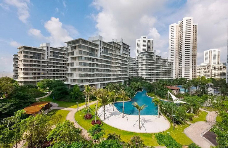 珠海格力海岸在售建筑面积77130㎡蝶式高层均价33000元㎡