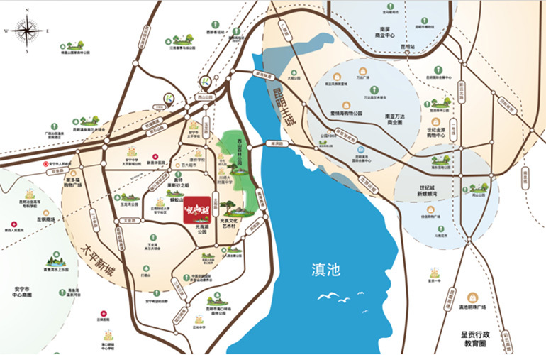 择水而居住昆明浩创悦山湖给你不一样的湖居生活