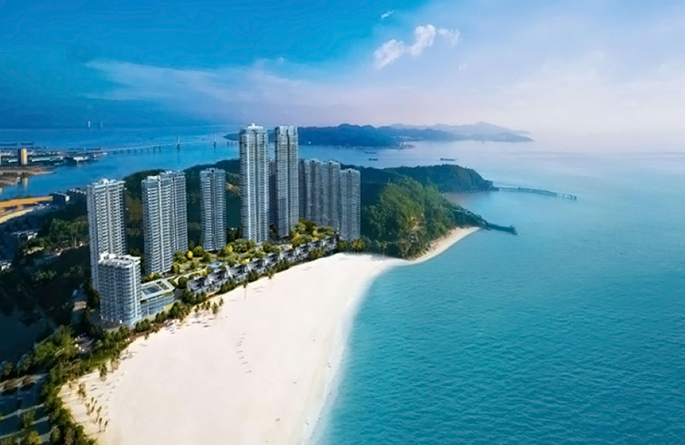 面向大海山林环抱珠海华发绿洋湾在售山海人居世界