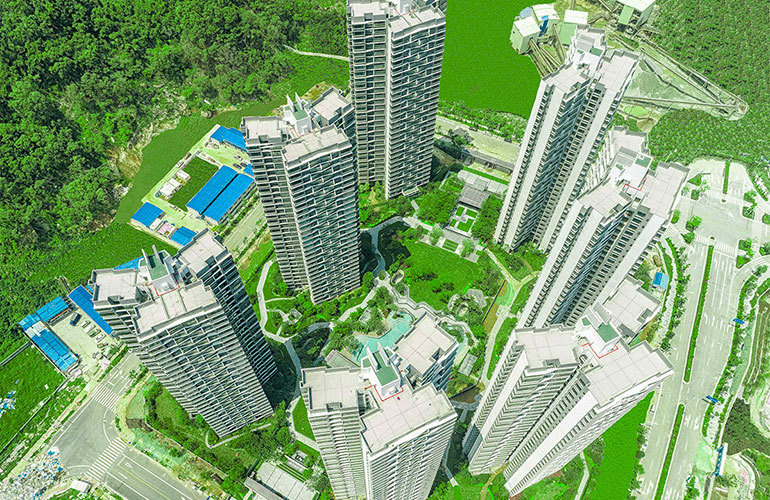 华发琴澳新城四季半岛鸟瞰图 华发琴澳新城四季半岛鸟瞰图