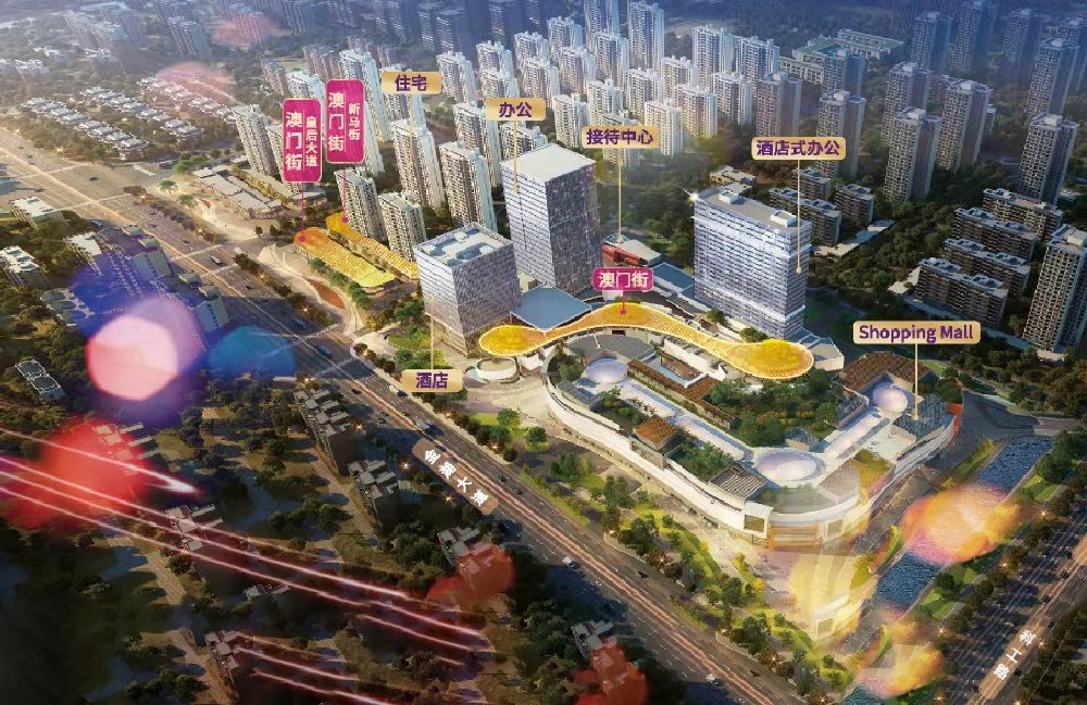 金湾宝龙城鸟瞰图 金湾宝龙城鸟瞰图