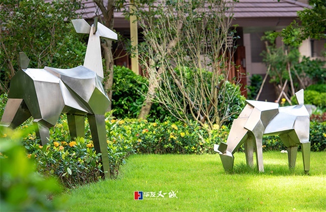 华发又一城园林实景图