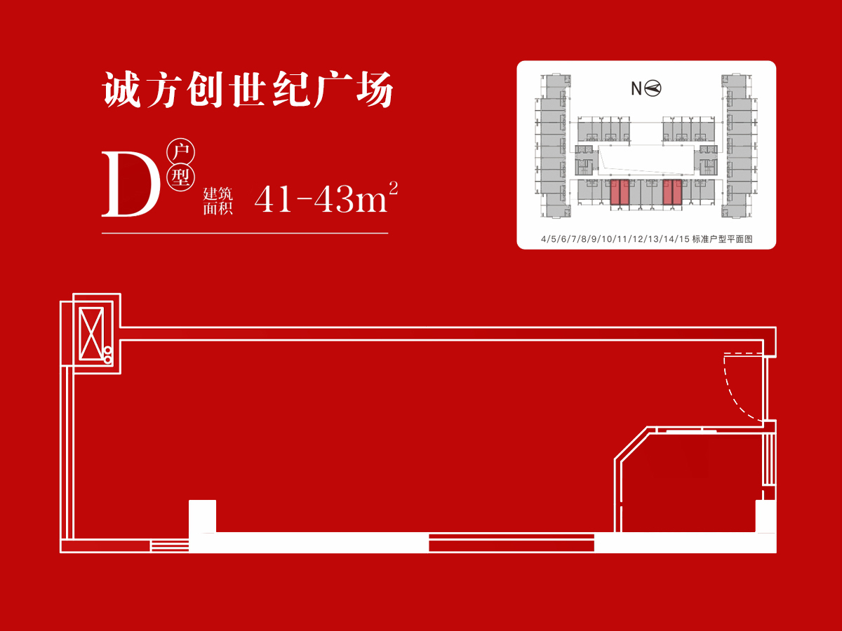 诚方创世纪广场户型 诚方创世纪广场户型