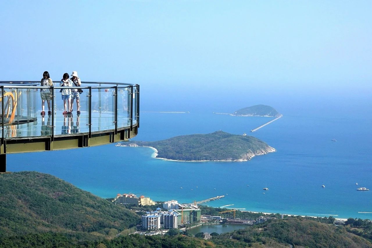 俯瞰亚龙湾 俯瞰亚龙湾