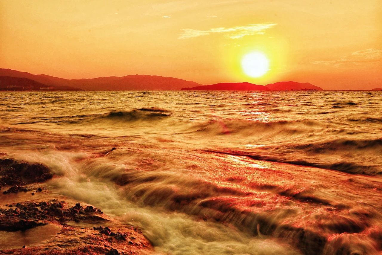 日出亚龙湾 日出亚龙湾