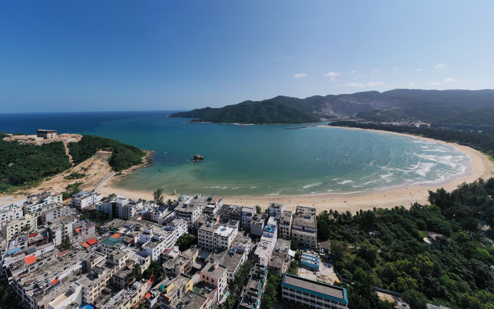 后海村与皇后湾 后海村与皇后湾