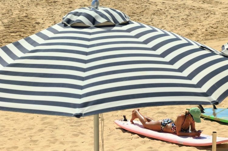 光浴时尚冲浪女 光浴时尚冲浪女