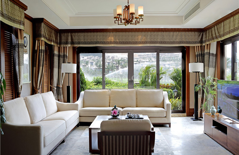 金泰南燕湾样板间:客厅