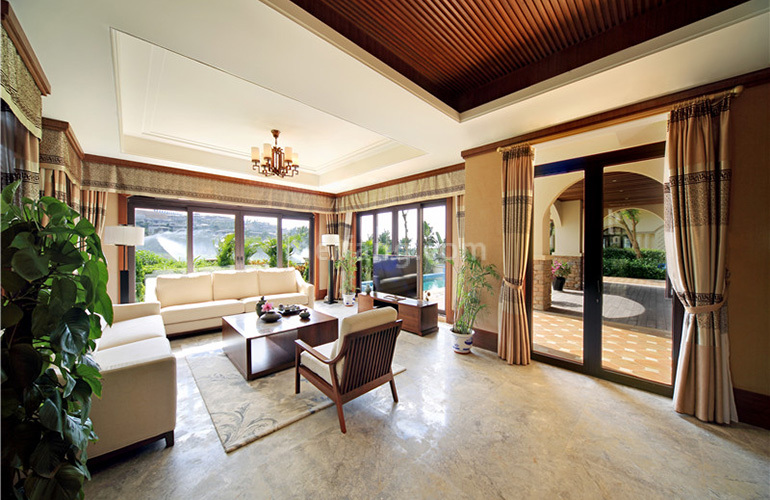 金泰南燕湾样板间:客厅