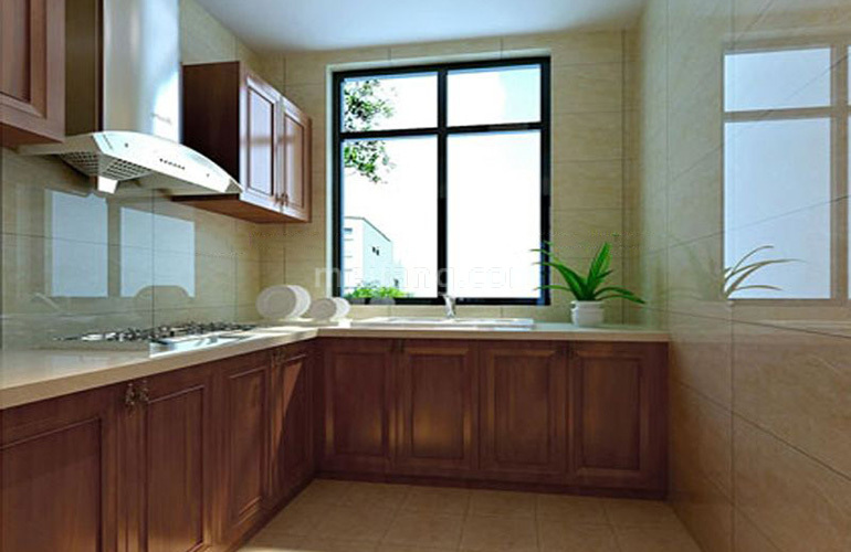 首创森林湖样板间：厨房