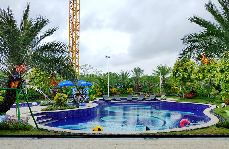 碧桂园十里繁花实景图